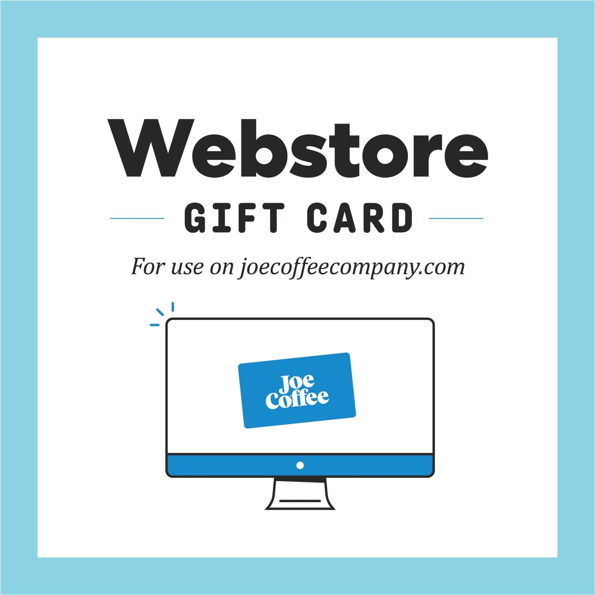 Gift Card: Joe Coffee Online Webstore - Joe Coffee Company