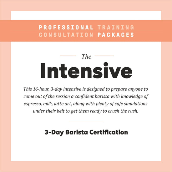 The Intensive - Joe Coffee Company